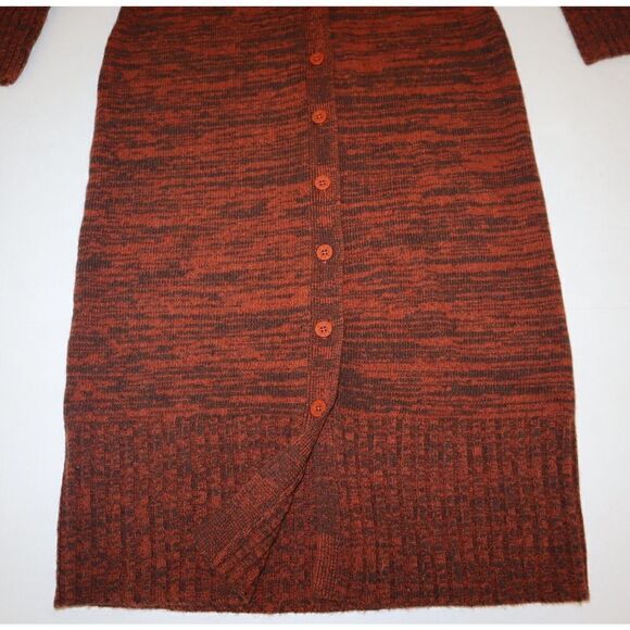 Joie Women's Sz XS Arabian Spice Ebba Button Front Wool Blend Sweater Dress $378 - Picture 10 of 10